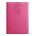 Tuscon A5 Daily desk diary, padded cover in red with ribbon marker, perforated page corners.