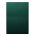 Tuscon A5 diary in green with a padded cover, white pages and blind embossed date.